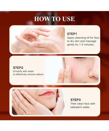 Dark Tea Cleansing Oil For Face Deep Cleansing Oil Oil Cleanser Korean For Daily Makeup Removal Oil Face Cleanser To Shrink Pores Cleansing Waterproof Foundation Mascara & Blush - 120ml - Buy Online on GoSupps.com