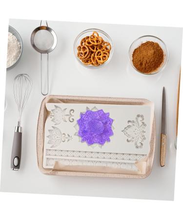 OUNONA 2pcs Embossed Lace Mold para Chocolate De Chocolate Decoration Mold Embossed Silicone Vintage Decor Silicone Chocolate Molds Jelly Filled Gummies Epoxy Small Tools Cake Silica Gel 19.5X12X1CMx2pcs - Buy Online on GoSupps.com