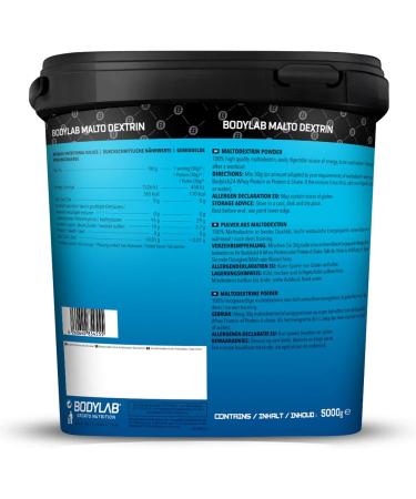 BODYLAB24 Maltodextrin 5000g | 100% Pure Energy Supplement for Training | Ideal for Protein Shakes & Performance Boost - Buy Online on GoSupps.com