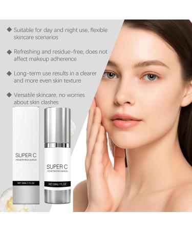 Nuvilo Vitamin C facial serum lightening and moisturizing light skin serum for smooth evenlooking skin 1 piece 1 piece - Buy Online on GoSupps.com