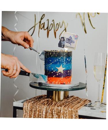 TOPBATHY Appetizer Picks 2pcs Graduation Card Acrylic Fruit Paper Cup Grad Cap - Buy Online on GoSupps.com