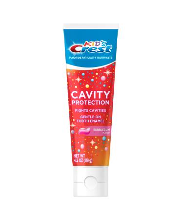Kid's Crest Cavity Protection Bubblegum Flavor Toothpaste Gel Formula, 4.2 oz