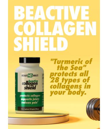 HEALTH DIRECT - BeActive Collagen Shield - 60 Capsules - Advanced Green-Lipped Mussel Supplement for Collagen Protection - Supports Collagen in Skin Joints and Muscles 60 Count - Buy Online on GoSupps.com