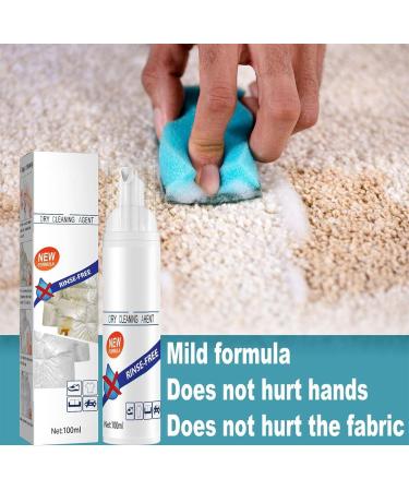 Dry Foam Cleaner for Clothes Ink Oil Stain Remover for Fabric Clothes Rinse-Free Waterless Clothing Cleansing Foam Quick Laundry Dry Cleaner 1pcs - Buy Online on GoSupps.com