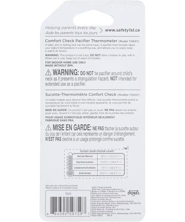 Buy Safety 1st Comfort Check Pacifier Thermometer with Medicine Dispenser - Arctic Seville - Buy Online on GoSupps.com