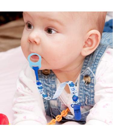 HBselect Pacifier Strap & Chain Clip - 16 pcs Silicone Ring Adapter for Baby Boy & Girl | Durable & Safe Pacifier Holders - Buy Online on GoSupps.com