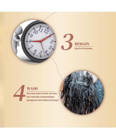  Generisch Coconut shampoo for black hair - Black plant-based hair coloring shampoo - Coconut oil - Fast coloring - Long-lasting color shampoo - Buy Online on GoSupps.com