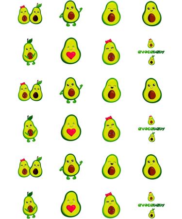 24 Avocado Target edible party decorations Iced/Icing Cupcake Topper Edible Fairy Cake Bun Toppers Round - Buy Online on GoSupps.com