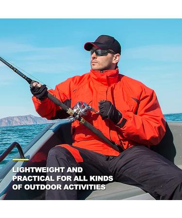 Duduma Men's Polarized Sports Sunglasses - TR62 Superlight Frame, Black Matte Frame with Black Lens - Buy Online on GoSupps.com