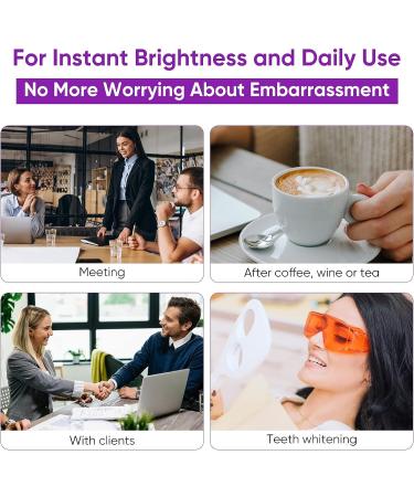 Purple Teeth Whitening Foam - Tooth Stain Removal & Whitening Booster (30ml) - Buy Online on GoSupps.com