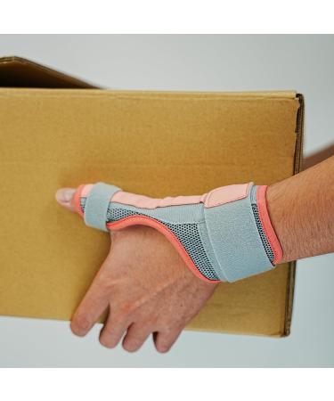 FENGLE Adjustable Black Thumb Splint for Arthritis & Tendonitis - Pain Relief Brace for Men & Women Right/Left Hand Pink - Buy Online on GoSupps.com