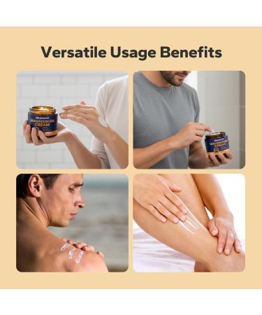 SilkySecret Magnesium Cream (5.3 Oz) Nighttime Magnesium Cream Relief and Relaxation with Lavender Scent Calming Magnesium Body Butter for All Skin Types - Buy Online on GoSupps.com