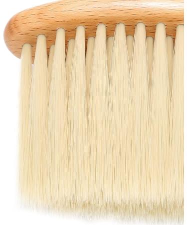 Barber Hair Cutting Brush Nylon Hair Neck Duster Brush for Home Salon Hairdressing Station Use(Beige) - Buy Online on GoSupps.com