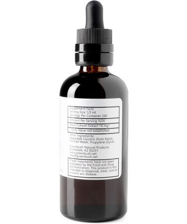 Greenbush Black Cohosh Liquid Extract - Menopause Health Support - 4 oz (240 Doses) - Buy Online on GoSupps.com