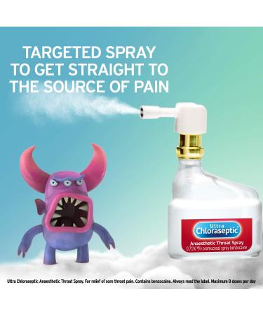 Ultra Chloraseptic Anaesthetic Throat Spray 15ml Cherry Flavour | Fast Relief for Sore Throat Pain - Buy Online on GoSupps.com