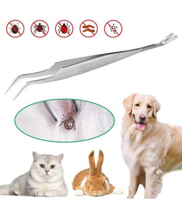 YHZMY 1 Pack Stainless Steel Tick Remover Tool Tick Removal Tool Set Stainless Steel Tick Remover Tick Removers Stainless Steel Professional Fleas Ticks Remover Kit for Humans Dogs Cats - Buy Online on GoSupps.com