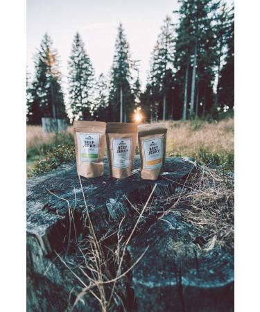 Premium German Beef Jerky - 5-Pack (500g) | All 5 Flavors of Dry Aged Beef Jerky for International Shipping - Buy Online on GoSupps.com