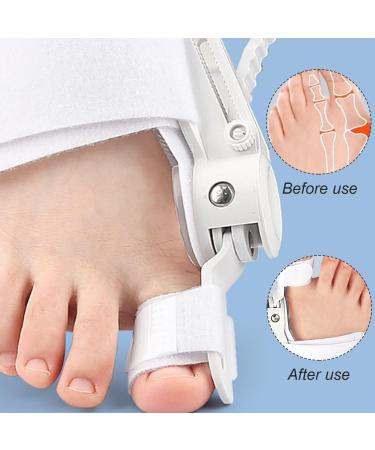 Bunion Corrector for Men & Women - Adjustable Big Toe Straightener with Silicone Pad & Anti-Slip Strap | Comfortable Bunion Fix Device for Right/Left Feet - Buy Online on GoSupps.com