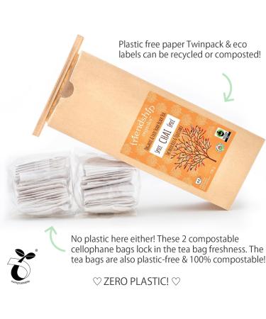 Friendship Organics Chai Spice Tea Bags Organic and Fair Trade Black Tea 44 count - Buy Online on GoSupps.com