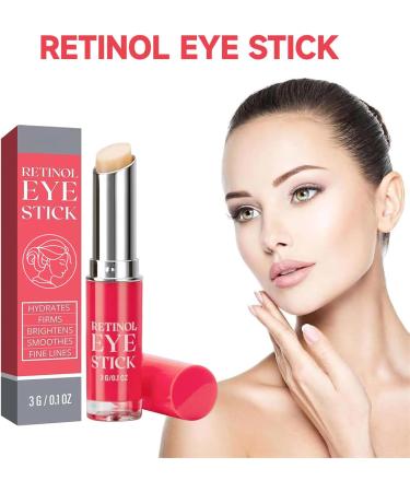 TUITUII Retinol eye cream stick eye cream against wrinkles and circles under the eyes antiaging eye brightener smoothes wrinkles reduces fatigue and puffiness smooth skin - Buy Online on GoSupps.com