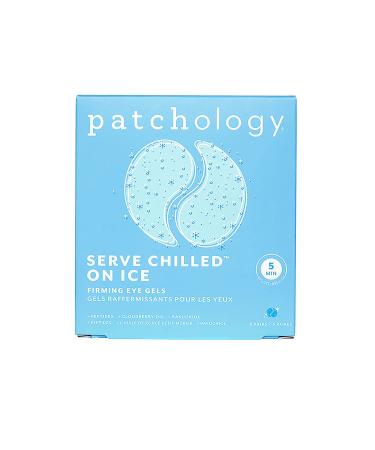 Iced Cooling Under Eye Gel Pads with Peptides Cloudberry Oil and Bakuchiol. Cool eye gels to firm skin and soothe reduce fine lines and under eye bags by Patchology - 15 Pair Jar