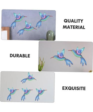 GRIRIW Mosaic Hummingbird Wall Pendant Unique Iron Art Craft for Creative Wall Decor Decorative - Buy Online on GoSupps.com