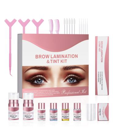 HASAIKA Eyebrow Lift Kit Eyebrow Lamination Kit 3D Brow Lift Kit Eyebrow Lift DIY Eyebrow Perm Eyebrow Enhancer Kit for Thicker and Fuller Brows