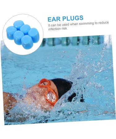 FOMIYES 3 Pairs Silicone Ear Plugs for Sleeping & Swimming Protective Blue Ear Plugs (1 Count - Buy Online on GoSupps.com