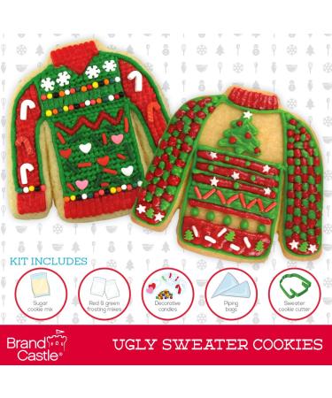 In The Mix Ugly Sweater Cookie Kit 11.5 oz - Festive Holiday Baking Fun - Buy Online on GoSupps.com