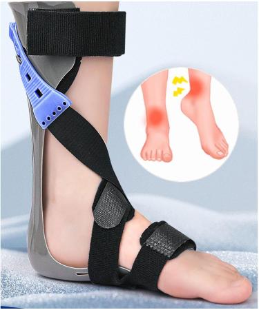 ZJchao Drop Foot Brace - Elastic Ankle Support for Foot Drop Improve Gait & Posture - Compression Orthosis for Men & Women - Buy Online on GoSupps.com