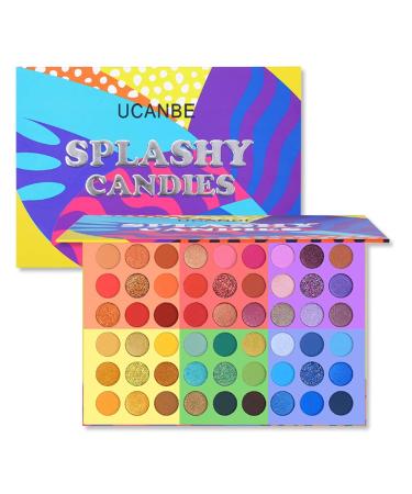 54 Color Eyeshadow Palette & 15 Piece Makeup Brush Set | 6-in-1 Glitter & Matte Eye Makeup Kit - International Shipping Available - Buy Online on GoSupps.com
