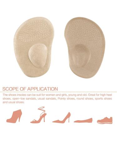 Ball of Foot Cushions - 2 Pairs Anti-Slip Gel Metatarsal Pads for High Heels | Comfort & Support for All-Day Wear - Buy Online on GoSupps.com