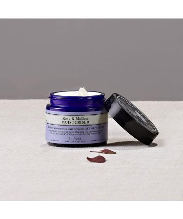Buy Neal's Yard Remedies Rose & Mallow Moisturiser 50ml - Hydrating Vegan Skincare International Shipping Available - Buy Online on GoSupps.com