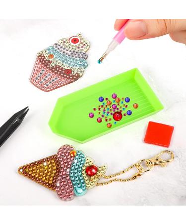 Gem Art Diamond Painting Kits for Kids - DIY Paint by Number Gem Keychains for Girls - Arts and Crafts Birthday Gift - Ages 6-12 - Buy Online on GoSupps.com