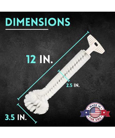 Universal Garbage Disposal Cleaner & Deodorizer | FryOilSaver Co | Made in USA | 12" Sink & Drain Brush for Odor Elimination - Buy Online on GoSupps.com