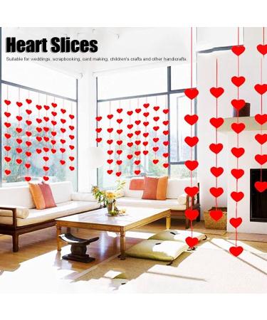 Adorable Red Heart Wooden Pendants for Crafts Weddings & Home Decor International Shipping Available - Buy Online on GoSupps.com