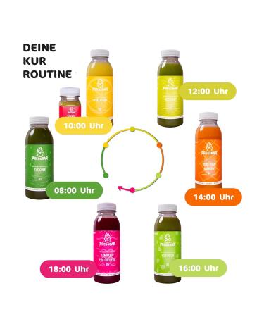 Pressable Juice Cure Red | 36 Cold-Pressed Juices for 6-Day Detox | Fresh Fruit & Vegetable Juices | International Shipping Available - Buy Online on GoSupps.com