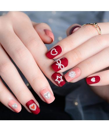 Beaupretty Pearl Star Nail Charm Nail Charm Nail Charm Pearls Nail Charms Multi-shaped Acrylic Heart Star Flower Bowknot Pearls 3d Nail Art Charms for Nail Art Diy Crafts Accessories - Buy Online on GoSupps.com