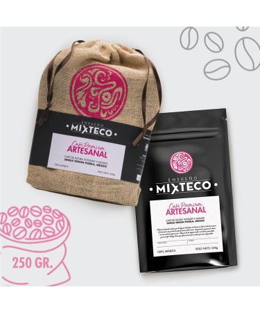 Ensue o Mixteco - Ground Roasted Coffee | with Notes of Cocoa and Almonds | Mild Flavor - 100% Artisanal Production  - Buy Online on GoSupps.com