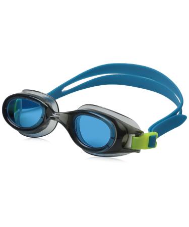 Speedo Unisex-child Swim Goggles Hydrospex Ages 6-14 Grey/Blue