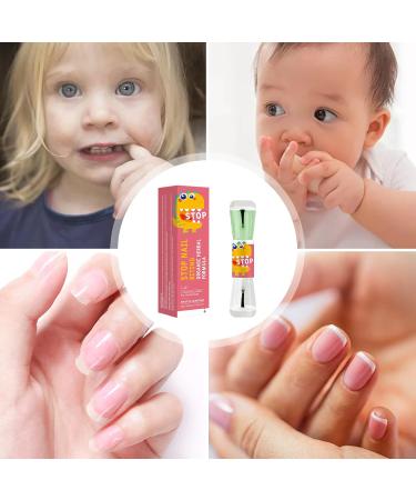Stop Nail Biting Bitter-Tasting Thumb Sucking Solution Nail Bite Stopper Nail Strengthener Long-Lasting No Bite Nail Polish Finger Sucking Guard Prevention - Buy Online on GoSupps.com