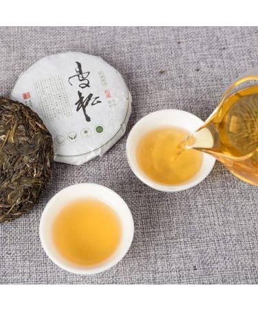 HQZM Yunnan Mansong Yibang Puer Raw Tea Cake 200g 100g*2 Large Leaf Old Tree Tea Raw Tea With Large Leaf - Buy Online on GoSupps.com
