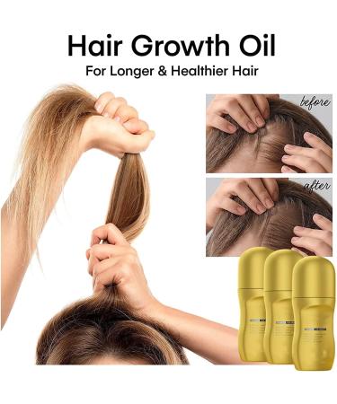Hair Growth Promoting Oil Natural Organic Hair Growth Oil Essence Fast Natural Hair Growth for Thick and Fluffy Hair Growth  - Buy Online on GoSupps.com