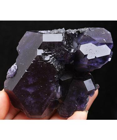 158g Natural Blue Purple Fluorite Quartz Crystal Cluster Specimen ningxiao - Buy Online on GoSupps.com