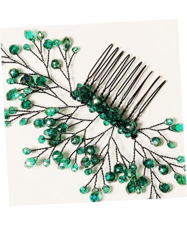 Mikinona Green Branches and Leaves Hair Comb Leaf Comb Hairpin Wedding Comb Hairpin Wedding Crystal Hair Decor Wedding Headdress Crystal Leaf Headdress Crystal Comb Hairpin Leaf Hair Comb - Buy Online on GoSupps.com
