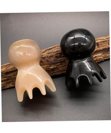 TOVINANNA 3 STK Octopus Massage Comb - Portable Yakin Horn Hairbrush & Cleaning Tool for Ultimate Relaxation | International Shipping Available - Buy Online on GoSupps.com