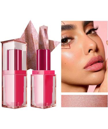 Long-lasting glossy lipstick - makeup lipstick moisturizing lip balm for glitter lipstick waterproof cosmetics long-lasting party lipstick - Buy Online on GoSupps.com