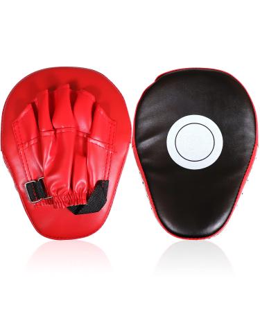 Boxing Pads Curved Focus Punching Mitts Training Hand Target Pads Gloves Training Focus Pads for Kickboxing, Karate, Muay Thai Kick, Sparring, Dojo, Martial Arts Punch Mitts for Kids, Men, Women 1