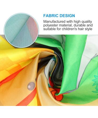 Solustre Blue Animal Cartoon Hairdresser Apron - Cute Baby Haircut Barber Cape for Home Salon & Professional Use - Buy Online on GoSupps.com