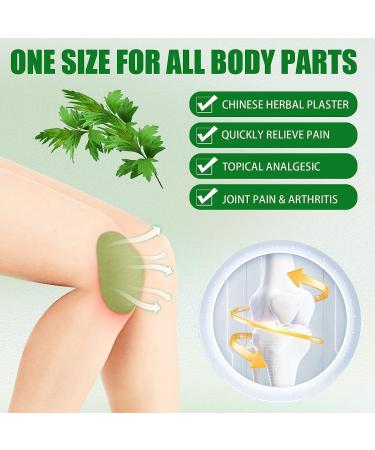 Wormwood Knee Pain Relief Patches - 30pcs Arthritis Pain Relief Kit for Knee, Neck, and Shoulder - Long Lasting Warming Plaster Pads for Muscle Soreness - Buy Online on GoSupps.com